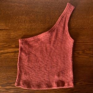 NWOT One Shoulder Crop Top